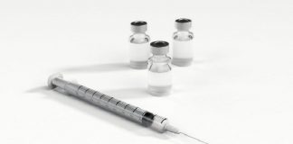 syringe and vials