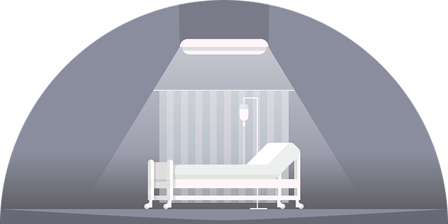 graphic of hospital bed