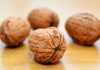walnuts on table